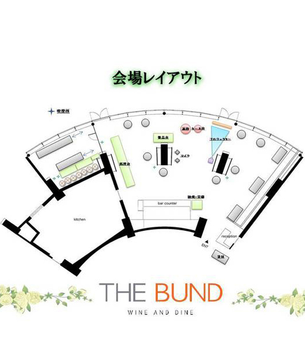 【閉店】THE BUND(ザバンド) - レイアウト